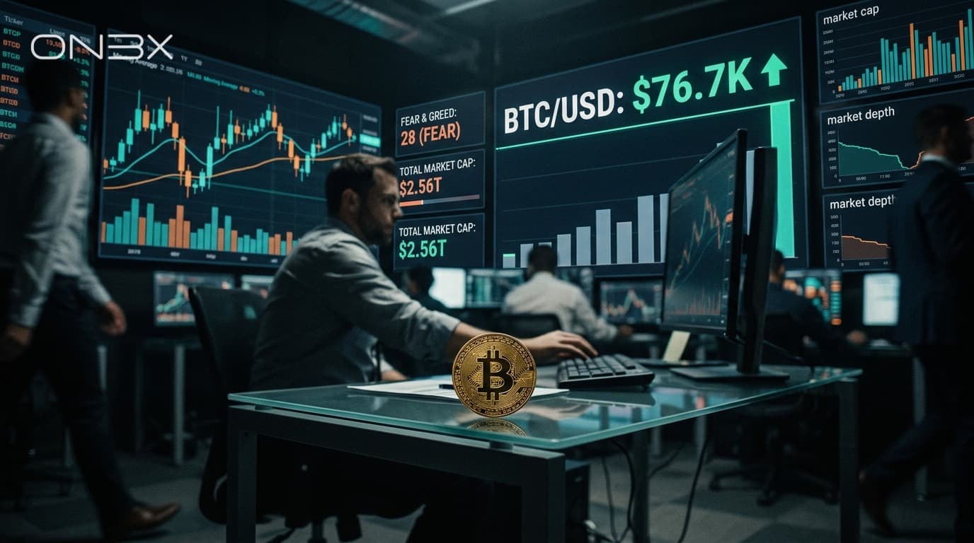 Crypto Radar — May 23, 2026: BTC Rises to US$ 76.7K Crypto Radar — May 23, 2026: BTC Rises to US$ 76.7K