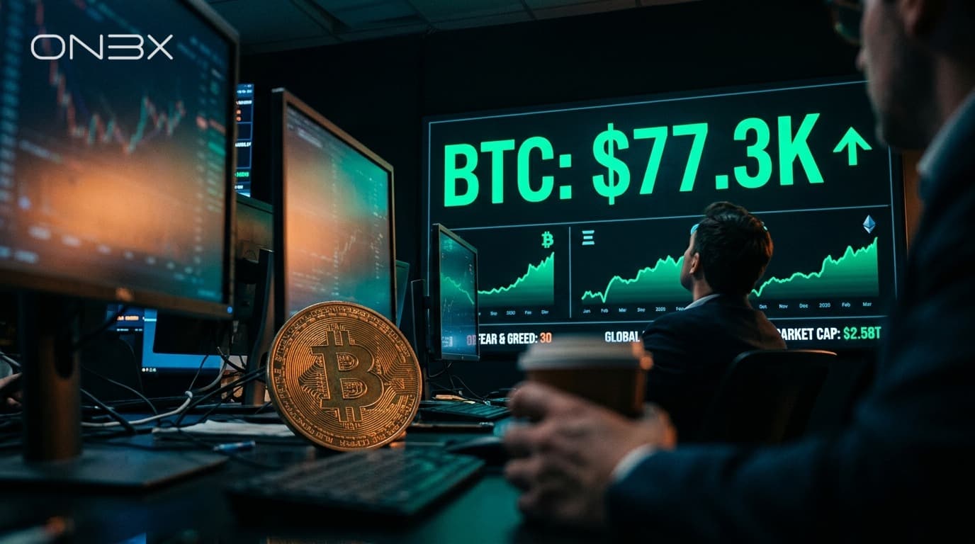 Radar Crypto — 25 de Mayo de 2026: BTC Sube a US$ 77.3K Radar Crypto — 25 de Mayo de 2026: BTC Sube a US$ 77.3K