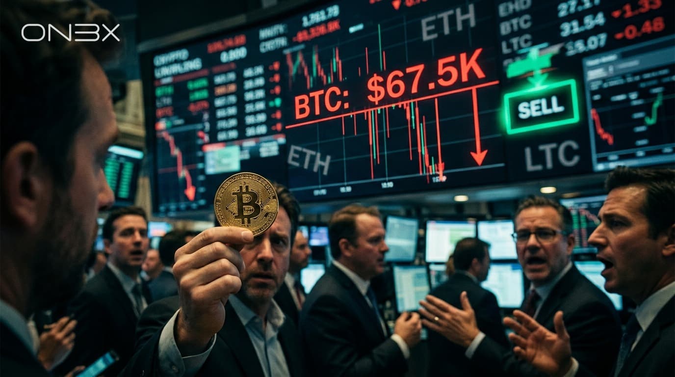 Radar Crypto — 02 czerwca 2026: BTC pada do 67,5K USD Radar Crypto — 02 czerwca 2026: BTC pada do 67,5K USD