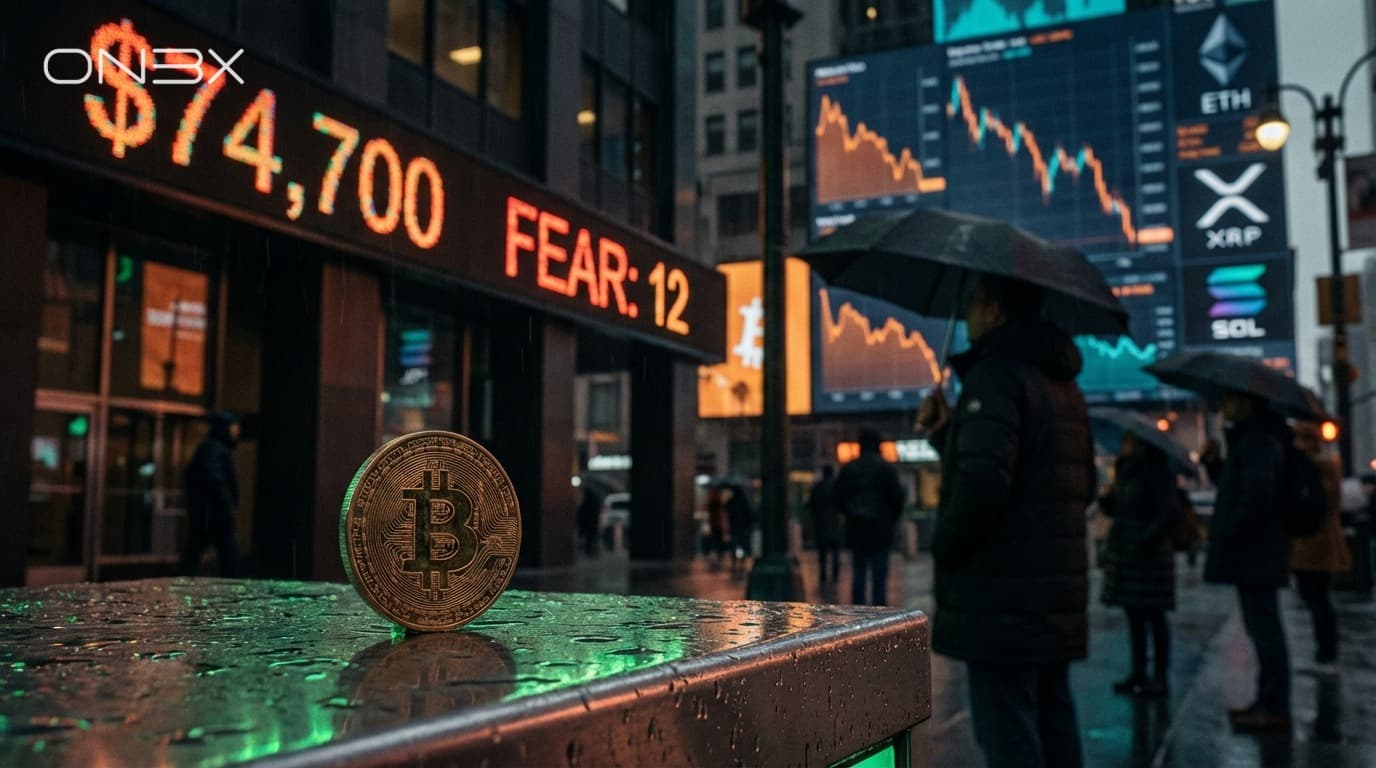 Radar Crypto — 13 de Abril de 2026: Medo Extremo com BTC a US$ 74.7K