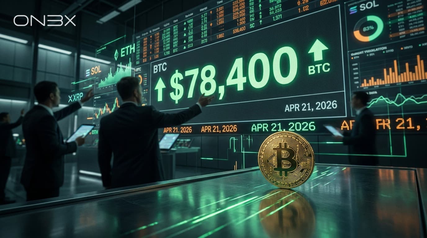Radar Crypto — 21 de Abril de 2026: BTC Sube a US$ 78.4K