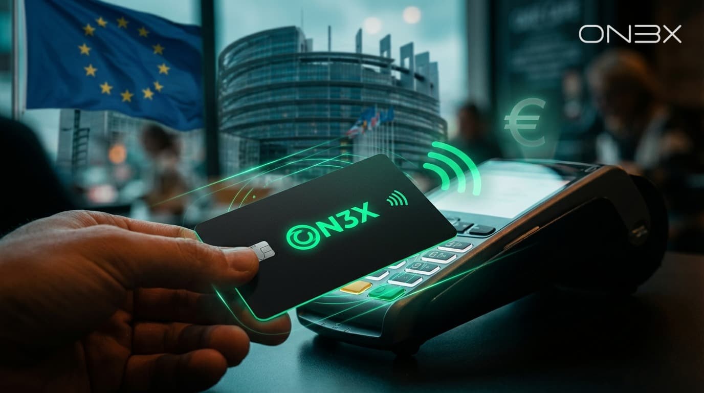 ON3X Card Sees Record Spending as Crypto Payments Grow Across Europe