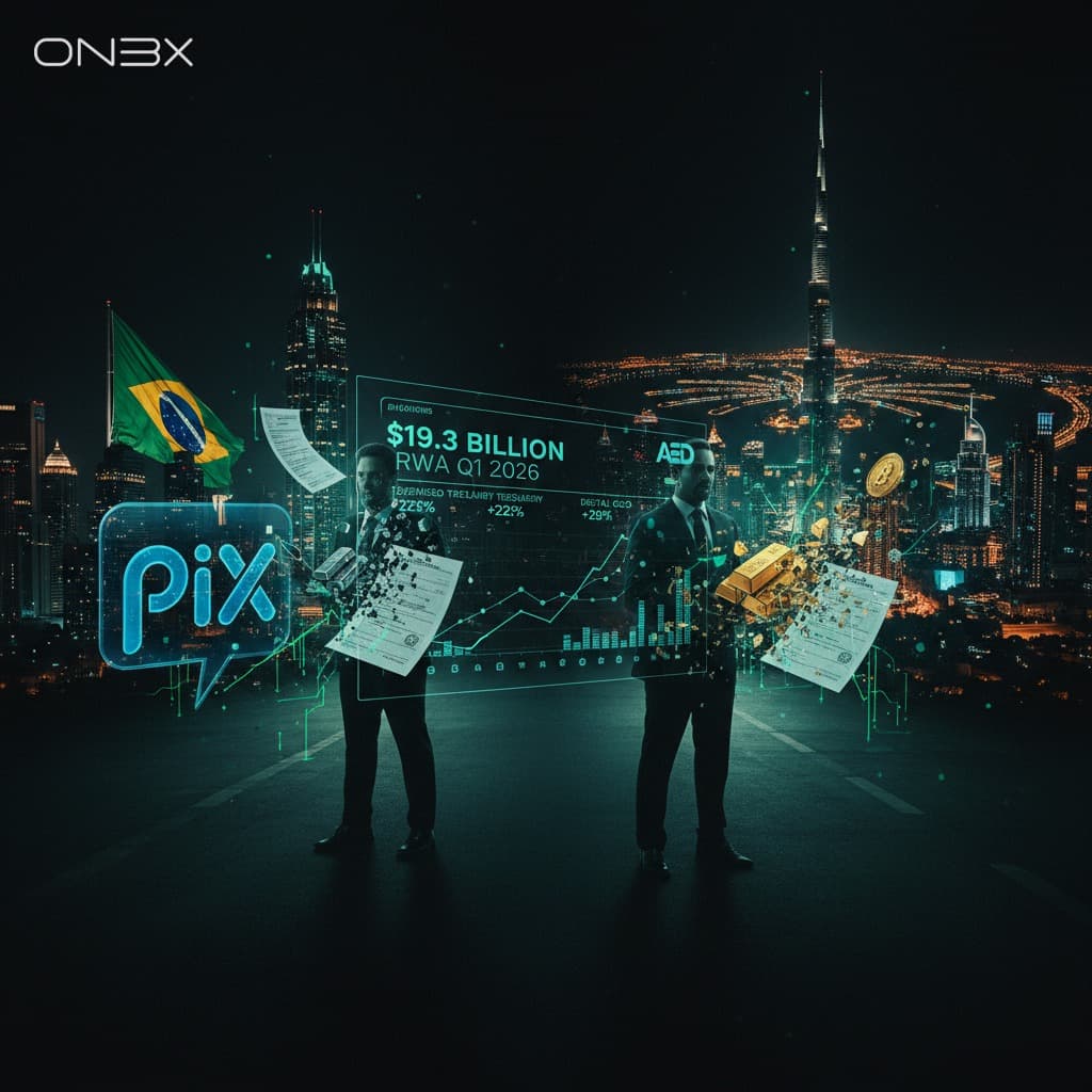 RWA 19,3 miliardów USD w Q1 2026: Skarb Tokenizowany Rośnie 225%, Złoto Cyfrowe Przekracza 4,84 miliarda USD, a Brazylia Nie Pojawia Się na Mapie RWA 19,3 miliardów USD w Q1 2026: Skarb Tokenizowany Rośnie 225%, Złoto Cyfrowe Przekracza 4,84 miliarda USD, a Brazylia Nie Pojawia Się na Mapie
